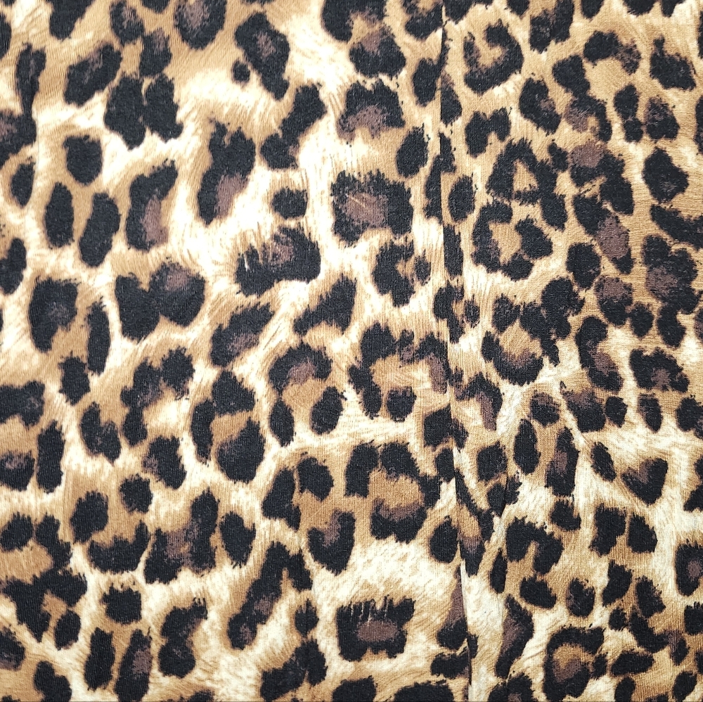 NY&C Leopard Cold Shoulder Dress - Picture 4 of 5